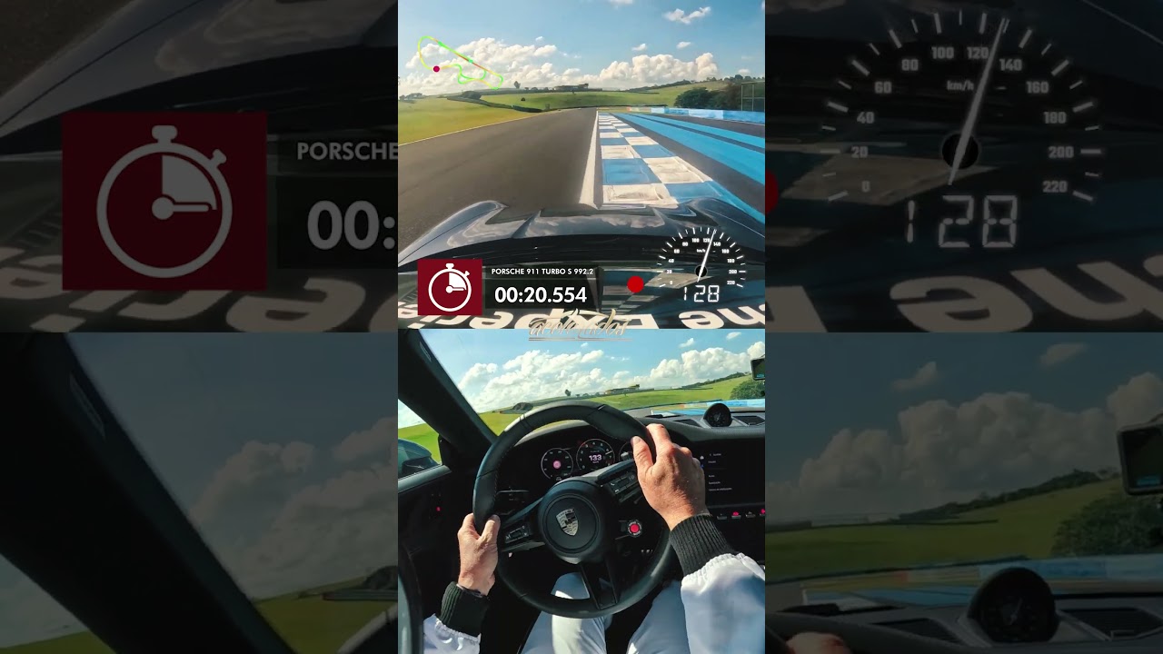 O NOVO RECORDISTA DA VOLTA RÁPIDA? RUBINHO SENTA A BOTA NO NOVO 911 TURBO S! 😱🚘🏁