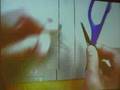 Using a Scissors to Debur