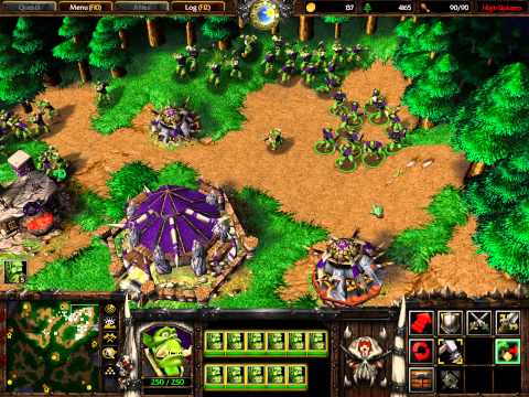 how to harvest lumber with undead in warcraft 3
