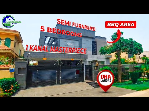 Unleash Your Dream Lifestyle: Tour a Spacious 5BR House in DHA Lahore