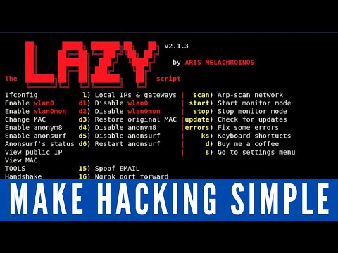 The Lazy Script - Kali Linux 2017.1 - Make Hacking Simple!