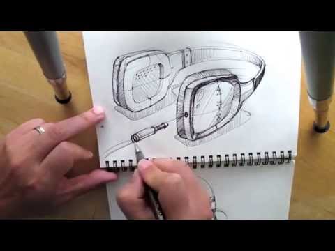 how to draw headphones