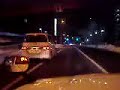 夜のドライブ　札幌