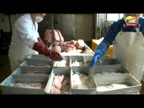Rohschinken - Video- und Produktpräsentation der Bösinger Fleischwaren GmbH. Die Produktpalette umfasst mit Schinken Spezialitäten, Kochschinken, Wild, Wurst und Geschenka...