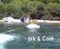 First Ever Waterski - 3 1/2 and a 4 year old