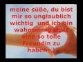 Für meinen aller größten Schatz