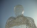 Nomade by Jaume Plensa, unveiled at  \"vernissage\" in Antibes