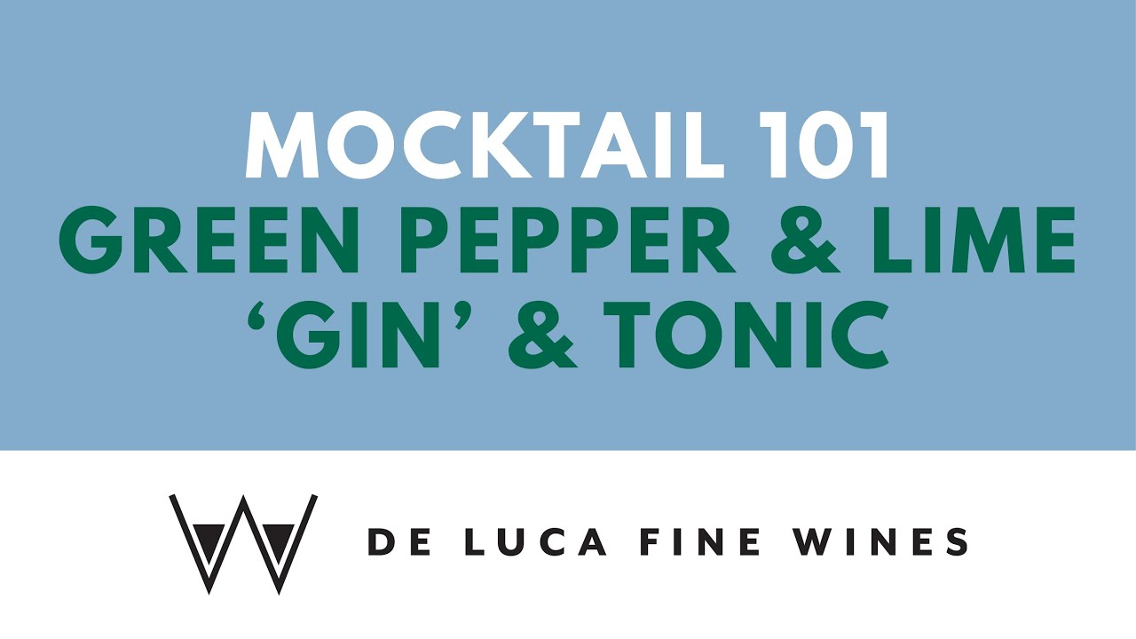 Mocktail 101 - Non-Alcoholic 'Gin' & Tonic Recipe