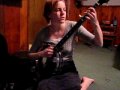 a wonderfully crooked clawhammer tune from dwight diller, played in the order of ababcdb (repeat until madness ensues.)
my friend and bandmate chad ashworth taught me this.  he's a wonderful picker: http://www.myspace.com/flophousesb