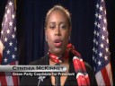 Green Party Presidential candidate Cynthia McKinney challenges Senators Obama and McCain on single payer health care, war and peace, the economy, and much more.
