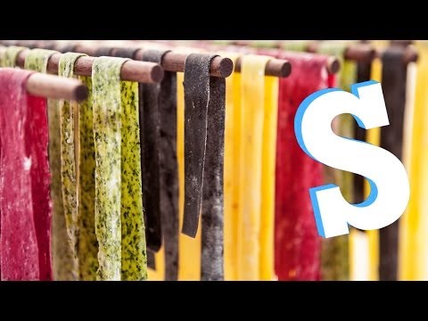 how to dye pasta noodles