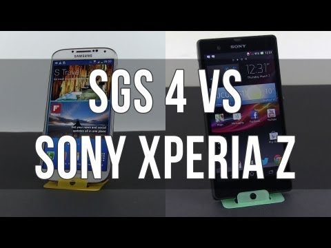 Samsung Galaxy S4 vs Sony Xperia Z full comparison/review