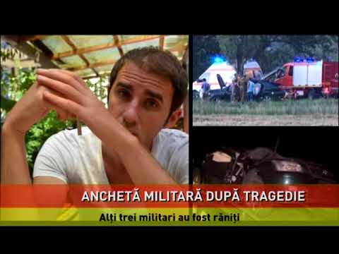 Anchetă militară în cazul accidentului mortal de la Unitattea Militară Boboc