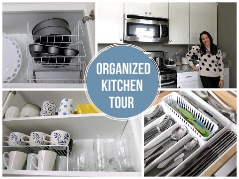 how to organize kitchen cabinets pinterest