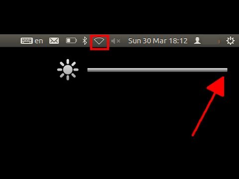 how to adjust brightness in ubuntu 10.04