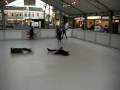 videos de schaatsen op markt in Geldermalsen