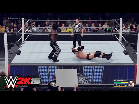 WWE 2K16: R-Truth vs Bad News Barrett (WWE 2K16 Match Gameplay)