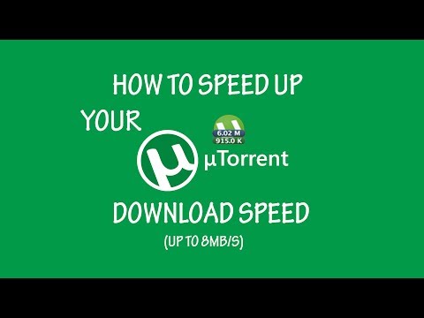 how to adjust utorrent settings