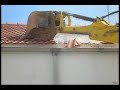 Demolición de una casa