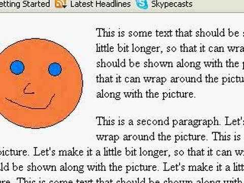 HTML Lesson 7: Combine pictures and text