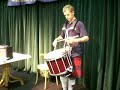  drum snare side solo drumer craig lawrie clydebank JHQ workshop