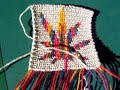 How To Hemp Macrame Pattern Patch (Leaf)