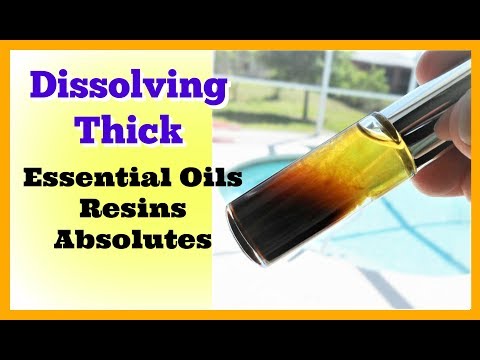 how to dissolve oil