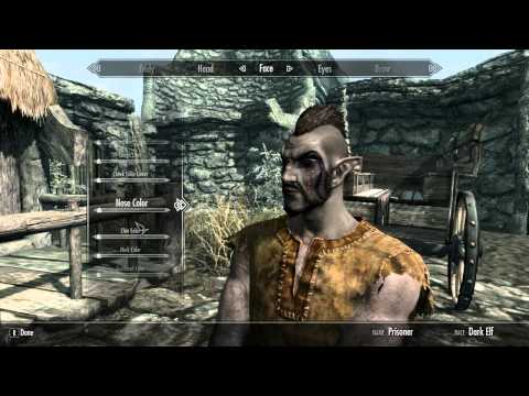how to name character in skyrim