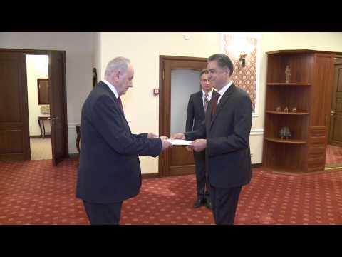 Președintele a primit scrisorile de acreditare a cinci ambasadori