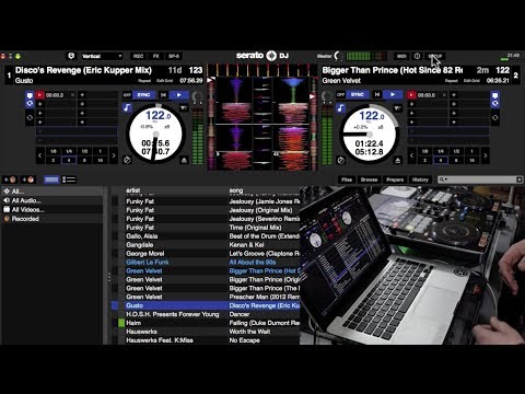 how to patch serato dj
