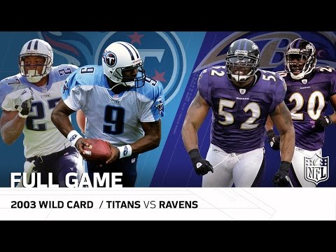Video: 2003 AFC Wild Card: Tennessee Titans vs. Baltimore Ravens | NFL Full Game