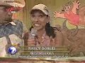Nancy dobles ensena los golpes el dia siguiente que la levantara el toro