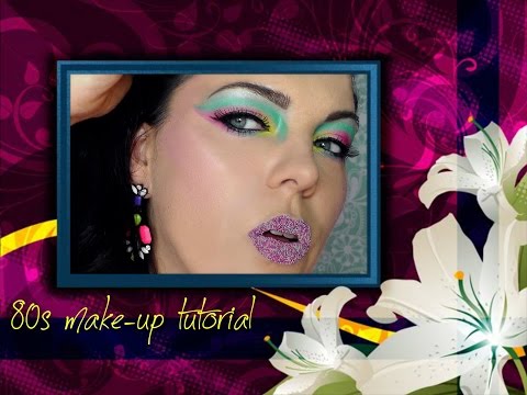 80´s extreme colourful makeup tutorial