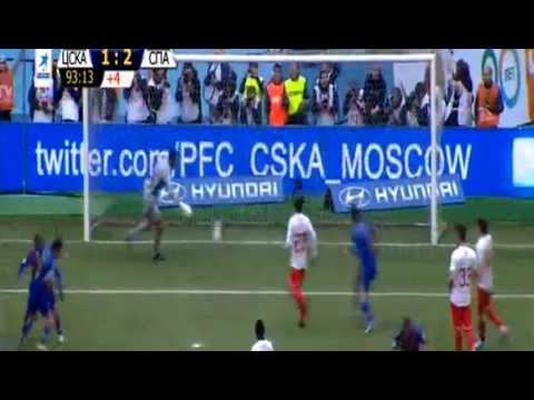 Дзагоев: - Пенальти ЦСКА-Спартак (21.04.2013) Дзагоев сравнивает счет 2:2.Дзагоев с пенальти сравнивает счет в игре со Спартаком 2:2 The penalty CSKA-Spartak (21.04.201...