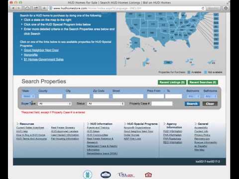 how to locate hud homes