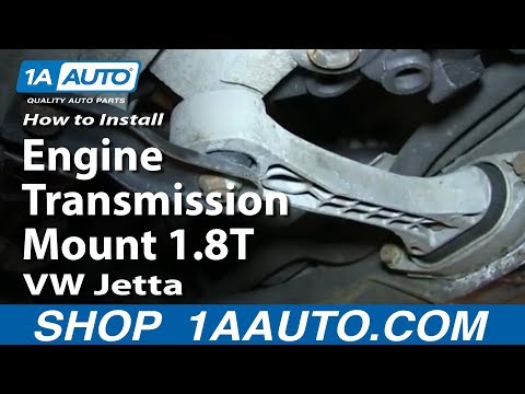 How To Install Replace rear Engine Transmission Mount 1.8T 2000-05 VW Jetta
