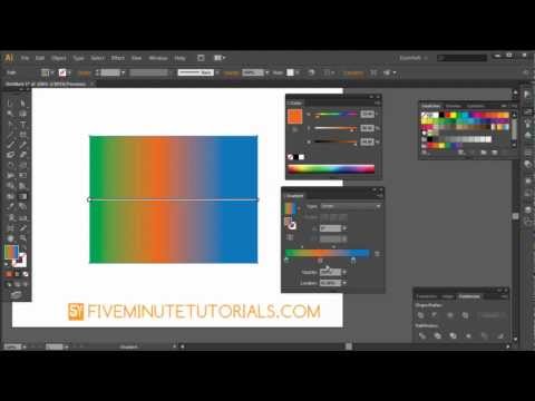 how to use the gradient tool in illustrator