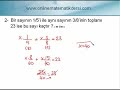 Matematik Say? Problemleri 1 Matematik Say? Problemleri 1