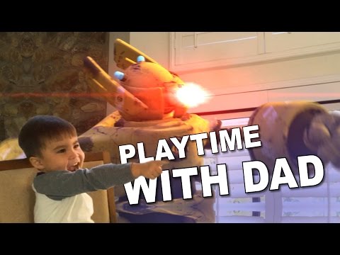 AWESOME: When your Dad is a Hollywood special effects guy.