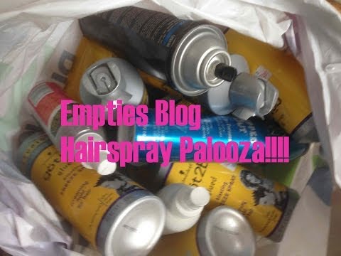 how to unclog aerosol hairspray can