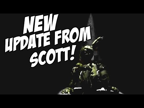 Five Nights At Freddys 3: NEW UPDATE FROM SCOTT! Is The February 5th Release Date True?