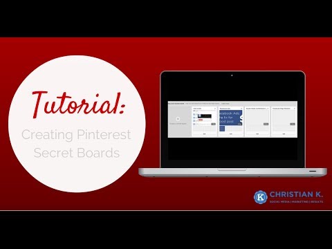 how to make a secret board on pinterest