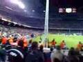 Primera pañolada en el camp nou 2008