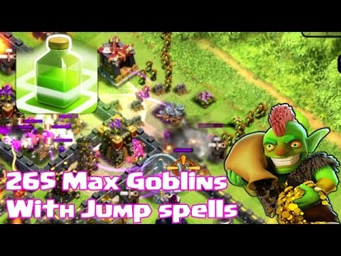 how to use the jump spell in clash of clans