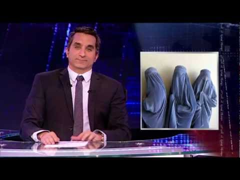 حلقة باسم يوسف مع نيكول سابا الجمعة 15/3/2013 يوتيوب