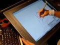 Wacom Cintiq 21ux in action