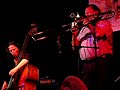 joelle leandre (bass) and george lewis (trombone)live at the vision festival 2008.
