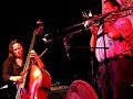 joelle leandre (bass) and george lewis (trombone)live at the vision festival 2008.