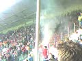 Psv-Vitesse brand bij het scherm Psv-Vitesse brand bij het scherm