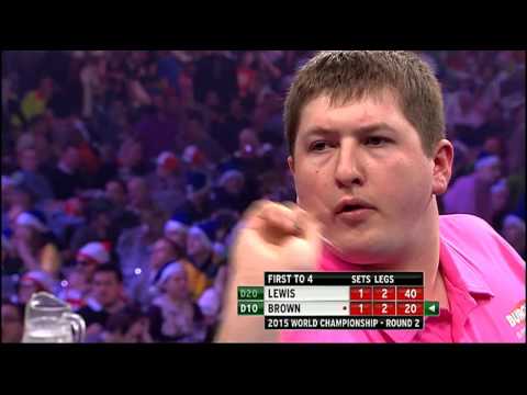 Lewis v Brown | Round Two | World Darts Championship 2015